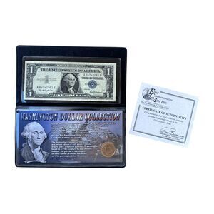 Washington Dollar Collection: Washing Silver Certificate & Presidential Dollar